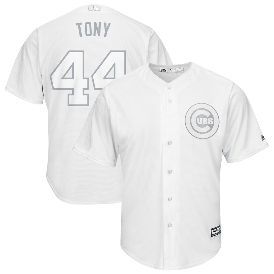 Men Chicago Cubs #44 Tony white MLB Jerseys->los angeles dodgers->MLB Jersey